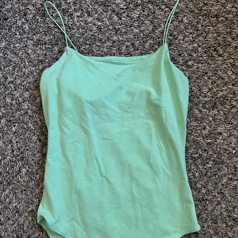 mint green bodysuit